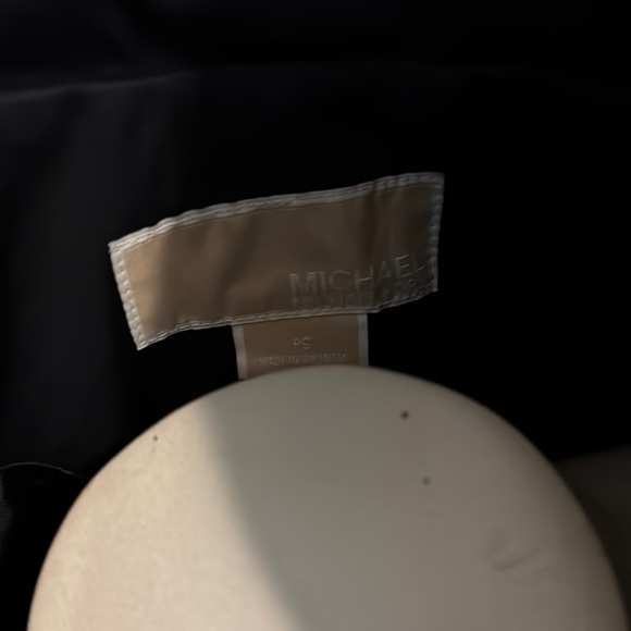 Michael Kors Black Trench Coat Classic Tailored Design - Picture 8 of 10